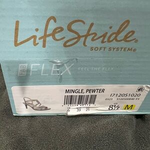 Life Stride Women's Mingle Pewter Sandals